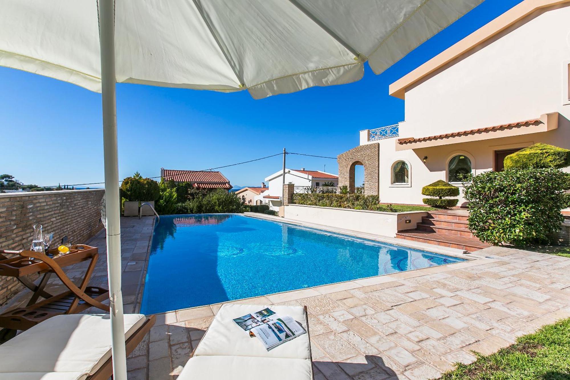 Villa Melia Cap Cap Sounion Extérieur photo