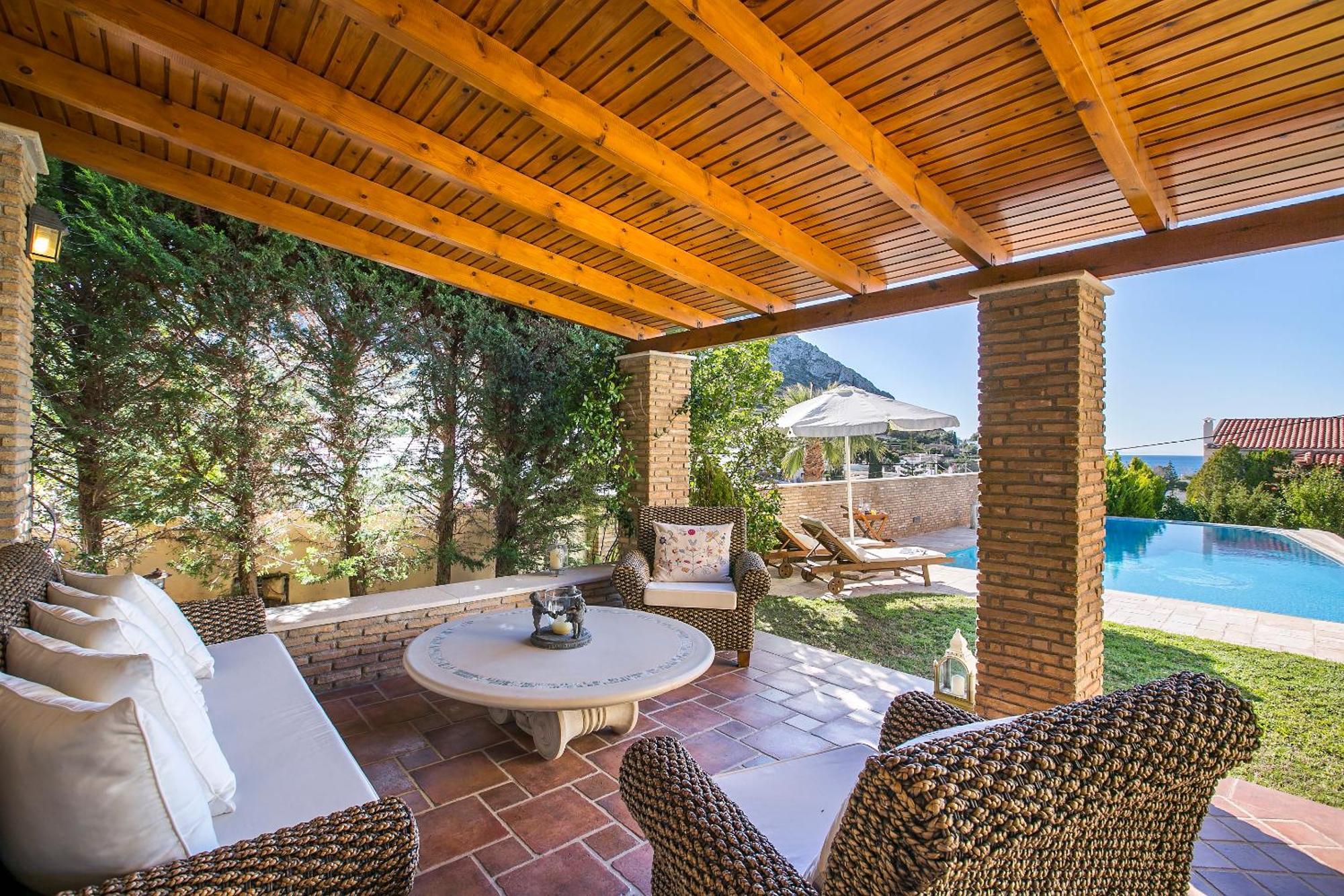Villa Melia Cap Cap Sounion Extérieur photo