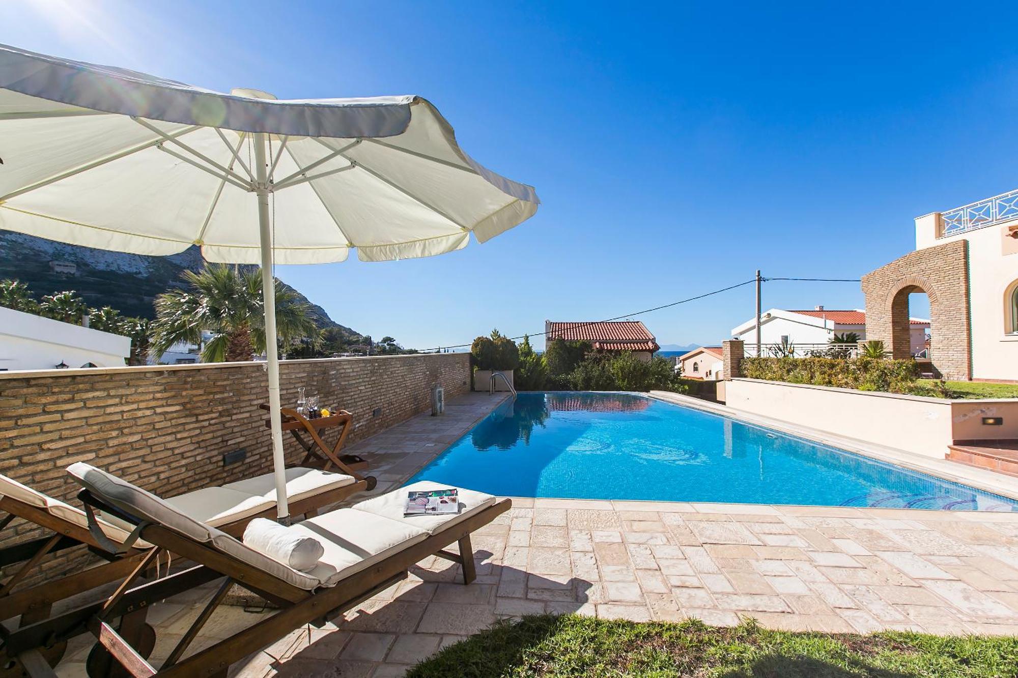 Villa Melia Cap Cap Sounion Extérieur photo
