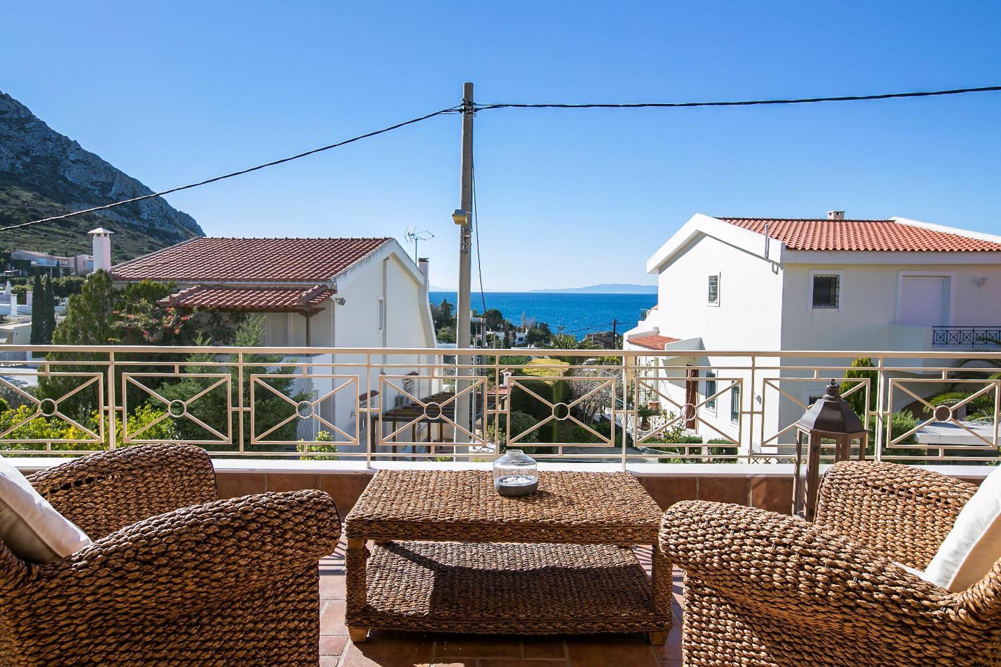 Villa Melia Cap Cap Sounion Extérieur photo