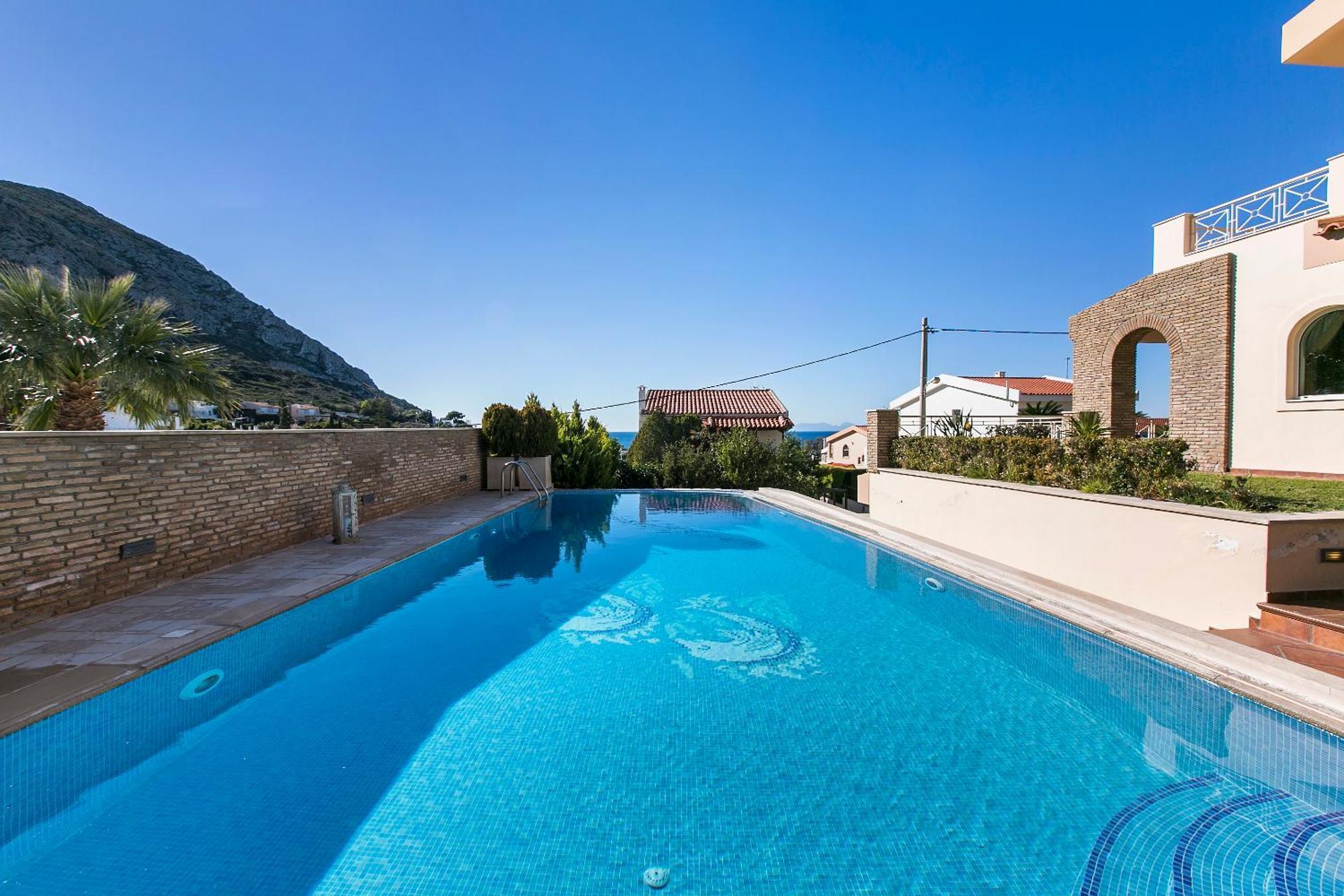 Villa Melia Cap Cap Sounion Extérieur photo